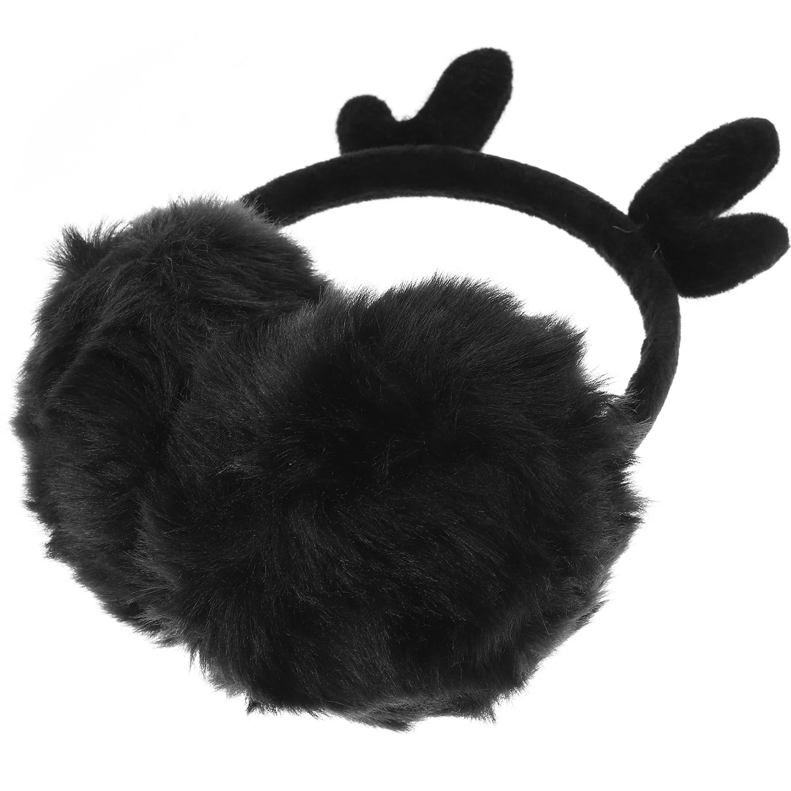 

Backpack Ear Winter Fluffy Plush Shoulderearmuff Daypack Christmas Purse Fashion Set Printearmuffs Fuzzy Warm Coversmini Cover