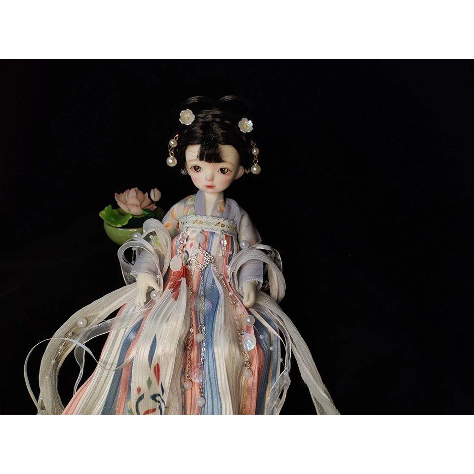 Шарнирная 6-точечная юбка до груди в старинном стиле ханьфу детская одежда костюм