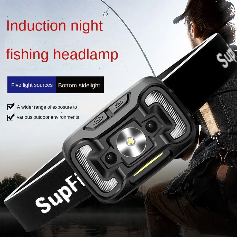 Mining Headlamps Diving Powerful Rechargeable Led Flashlight Waterproof Headlamps Head Linterna Cabeza Portable Lighting Lamp