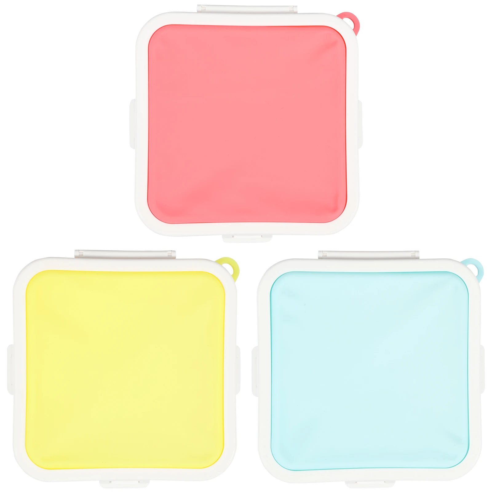 3 шт. контейнеры для сэндвичей силиконовая коробка хранения термостойкая с