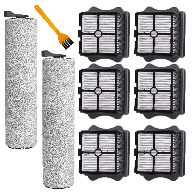 

Soft Main Brush Parts For TINECO Floor One/iFloor Plus/iFloor 3/Floor One S3 Handheld Vacuum Sweeper Hepa Filter Replacement