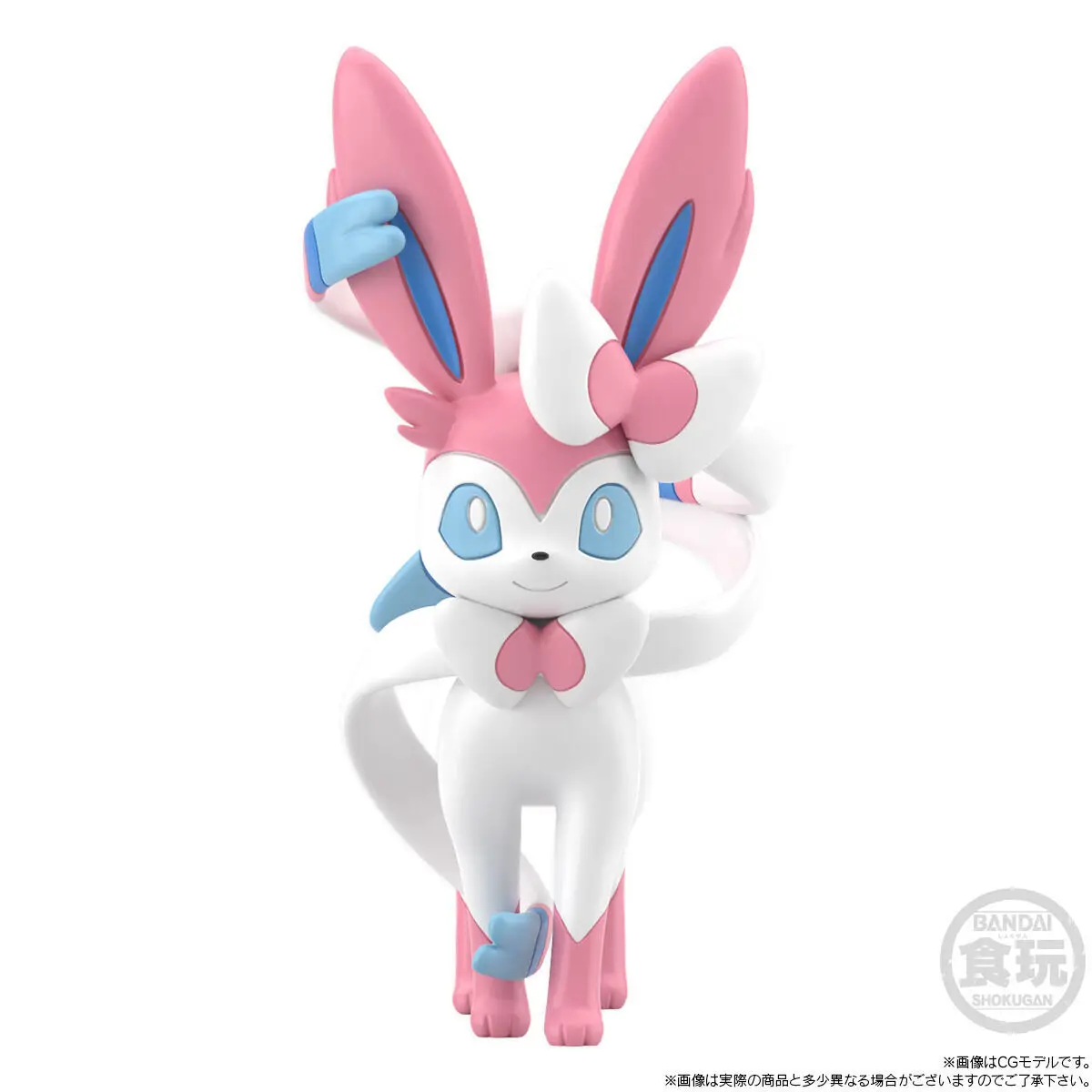 Фото В наличии Bandai Pokemon Paldea Region Botan Lily Sylveon Аниме Фигурка Фигурка ПВХ Карманный Монстр Игрушки Модель Коллекционная №4