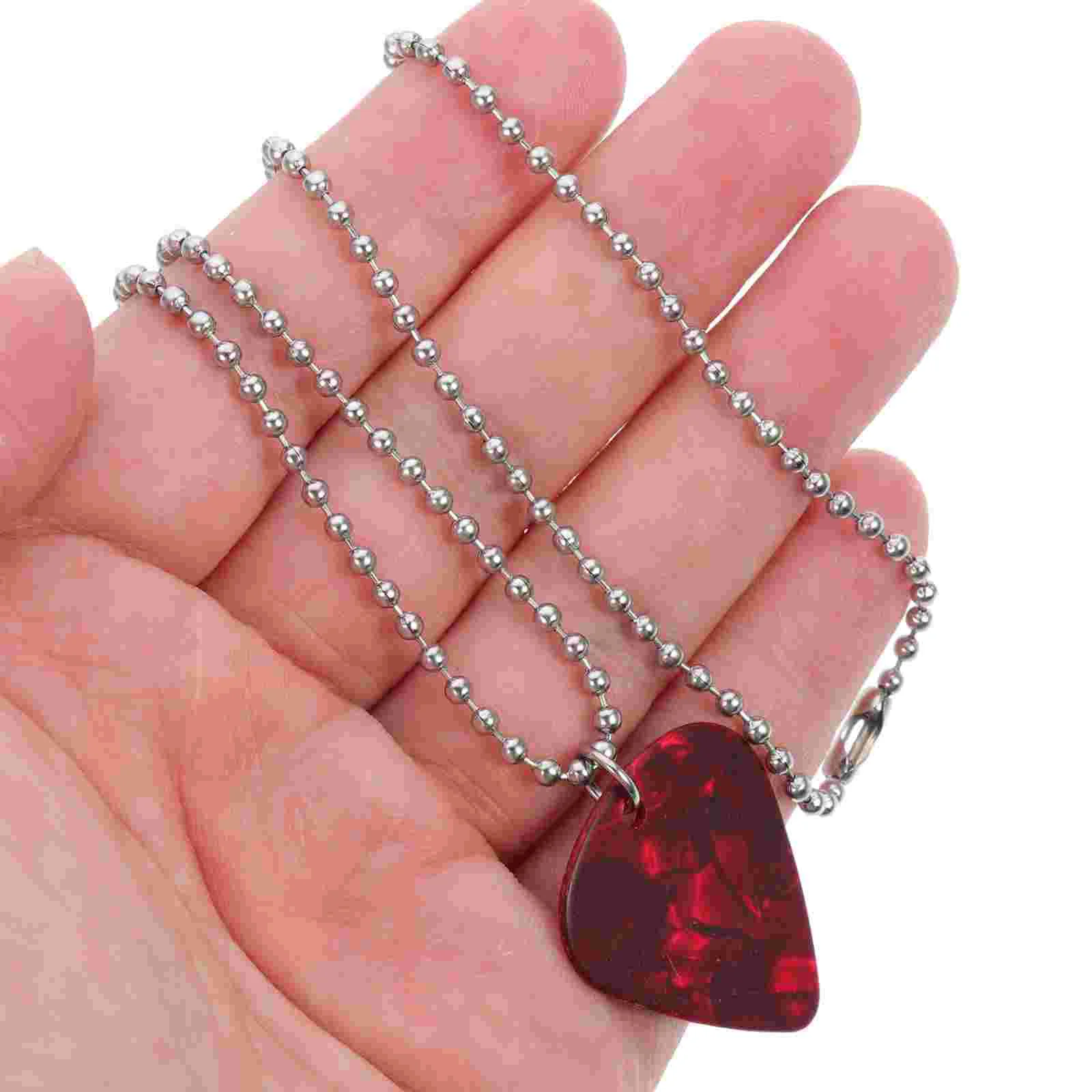 Ожерелье с подвеской в виде гитары стиле рок-н-ролл из нержавеющей стали крутая