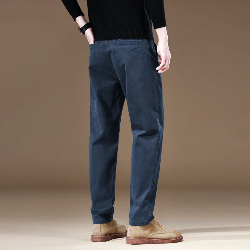 Мужские шаровары темно-синие свободные брюки мужская одежда в стиле пэчворк