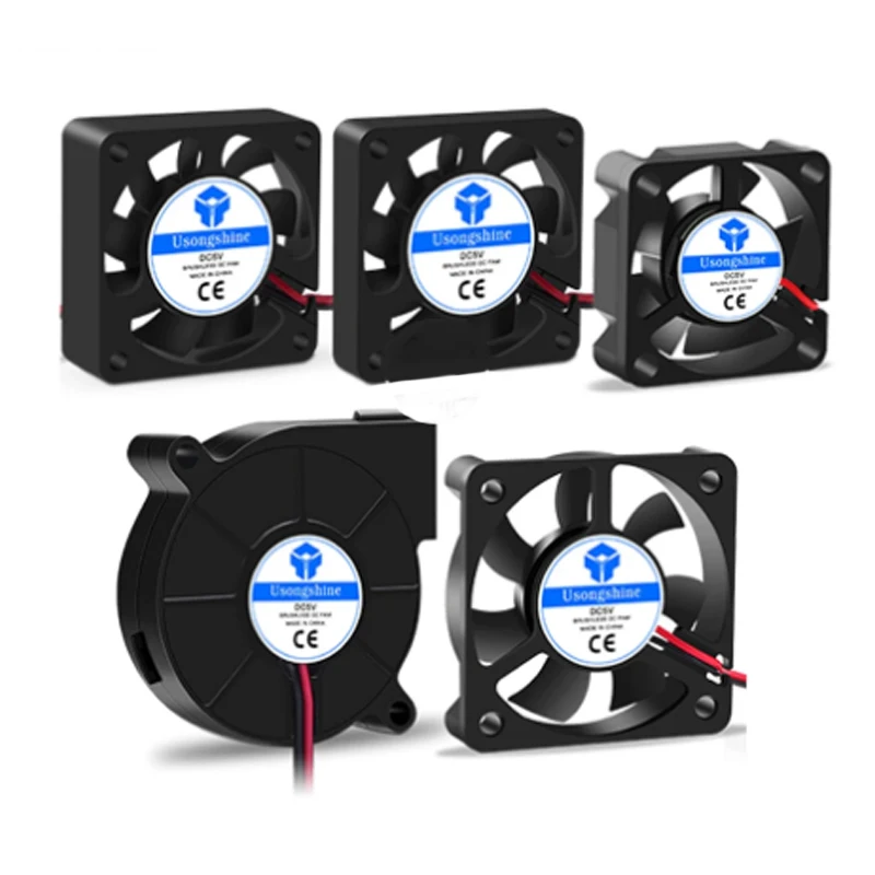 

3010 4010 4020 5010 5015 12V 24V Cooling Turbo Fan Brushless 3D Printer Parts 2Pin for Extruder DC Cooler Blower Fans 1PC