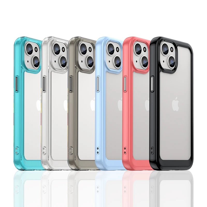 

Translucent Case For iphone 15 Case For iphone 15 Cover Coque Funda Hard Clear Phone Case For iphone 15 14 13 12 11 Pro Max