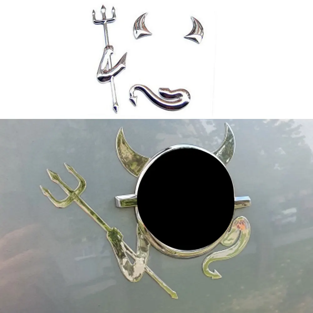 

Забавная наклейка для автомобилей Модный 3D Маленький Дьявол, демон, Стайлинг, универсальные автомобильные наклейки-эмблемы, украшения, DIY а...