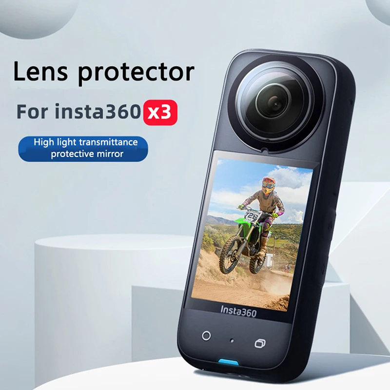 

Защита для объектива камеры Insta360 ONE x3, клейкая лента, 2 шт.