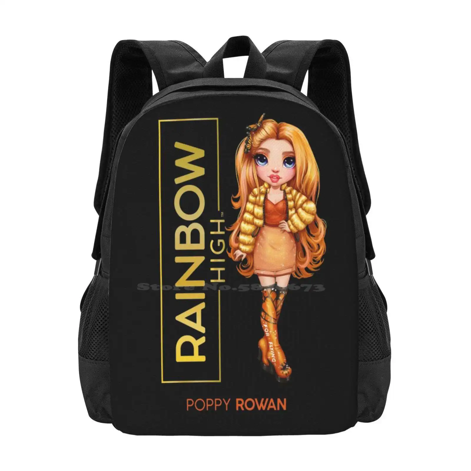 

Rainbowhigh Poppy Rowan Teen College Student Backpack Pattern Design Bags Rainbow High Fashion Dolls Surprise Unboxing Girls