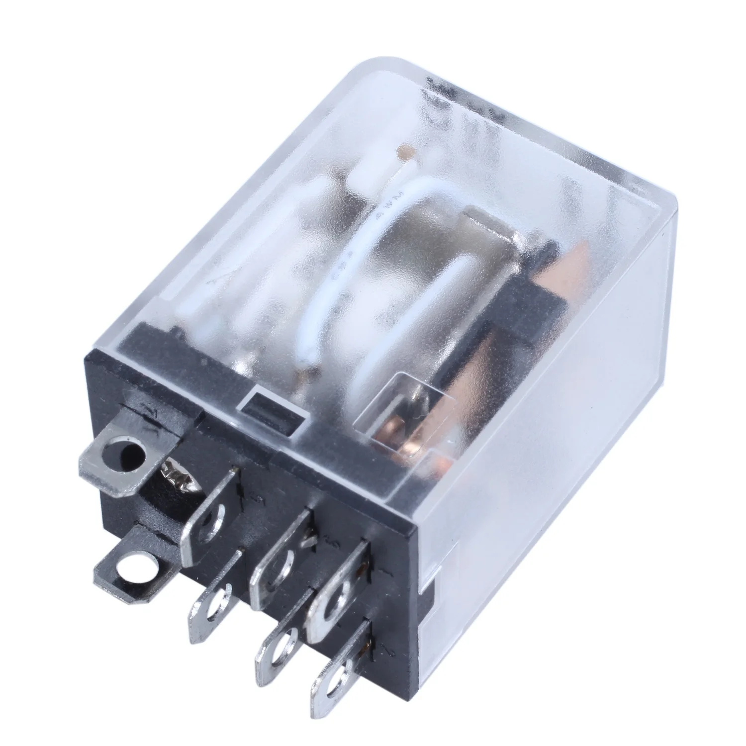 JQX-13F LY2 DC 12V Катушка 8-Pin DPDT зеленое электронное реле