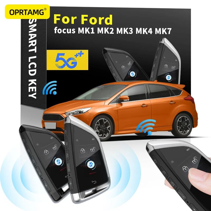 

Пульт дистанционного управления, ЖК-дисплей, экран для автомобиля keyless-go smart Key для Ford focus MK1 MK2 MK3 MK4 MK7 2000-2018 2019 2020 2001 2002
