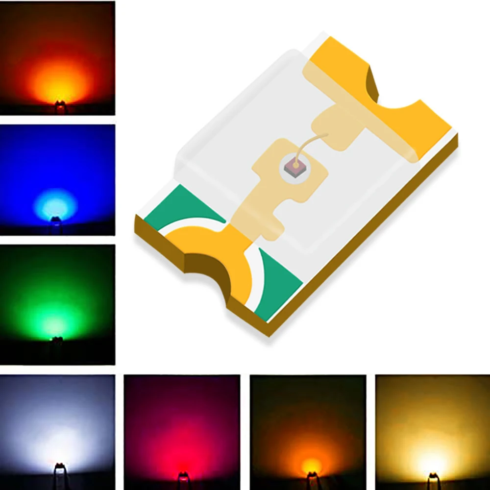 

100PCS 0603 SMD LED Super Bright Light Emitting Diode Mini Surface Mount Chip DIY Electronics kit Lighting Lamps