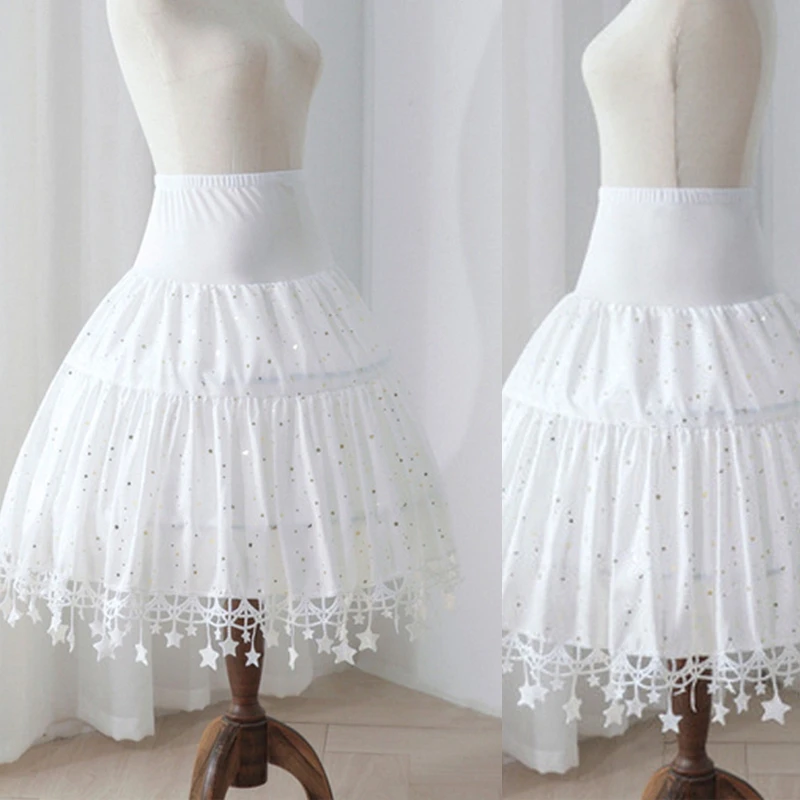 

Женская кринолиновая Нижняя юбка, пышная юбка, регулируемая Нижняя юбка для свадебного платья