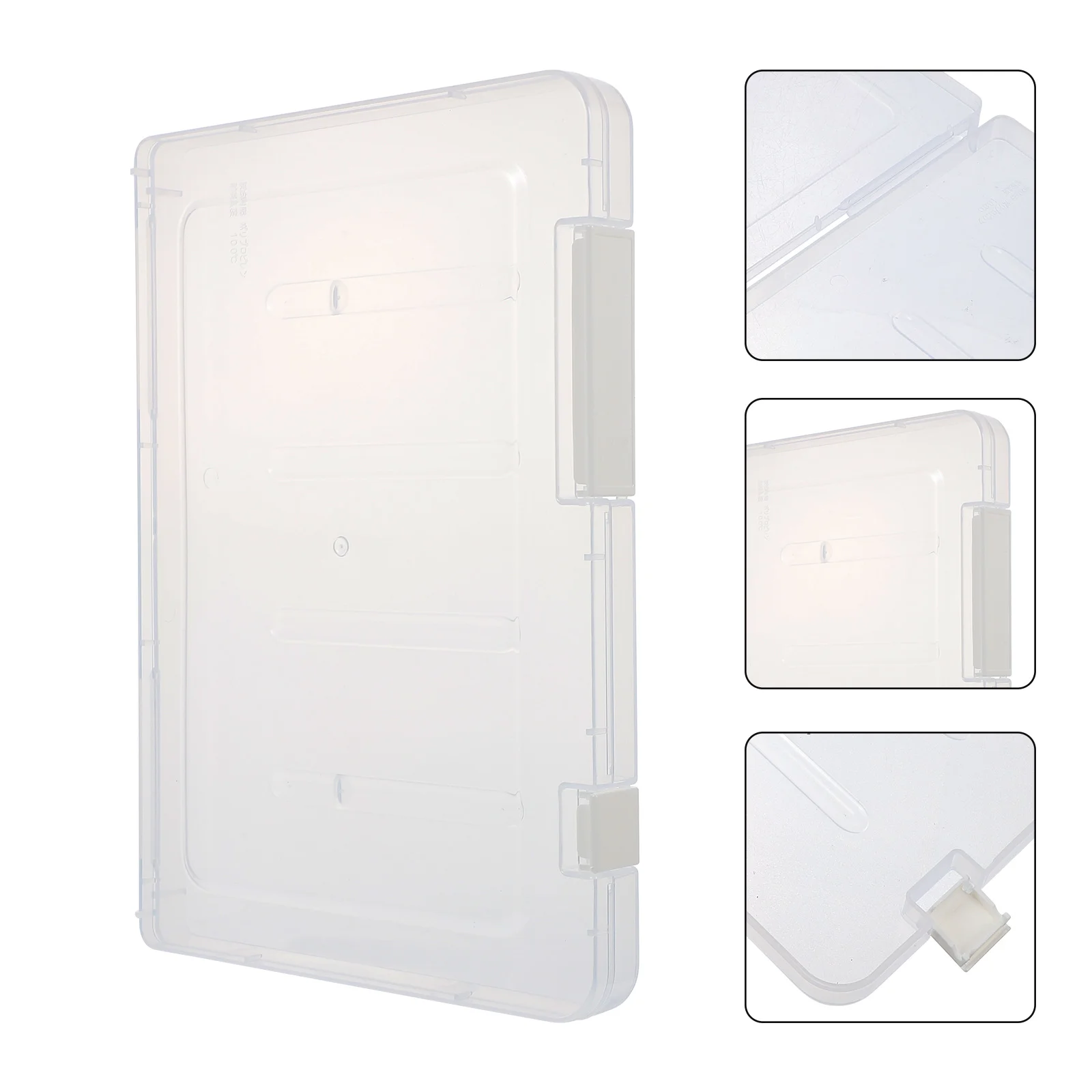 

Clear Plastic Drawers Storage Box Holder File Case Office Container Supplies Travel