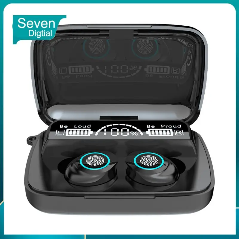 

Наушники-вкладыши Tws 5,1 стерео беспроводные наушники игровая гарнитура с сенсорным управлением спортивная водонепроницаемая гарнитура