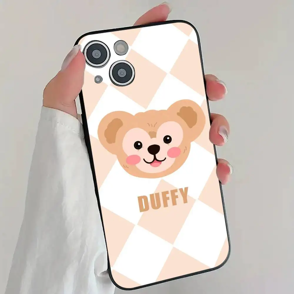 Чехол для телефона Cartoon Cutte D-duffy и S-ShellieMay, крутой черный силиконовый мягкий чехол для iPhone 16, 15, 14, 13, 12, 11 X XR Plus Pro Max Plus (art.: 3920d0b3e8024) - 3920d0b3e8024