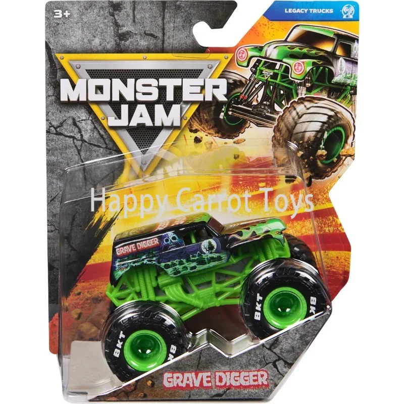 Оригинальные модели Monster Jam 1:64: Monster Truck Series 46 Grave Digger, Megalodon, El Toro Loco, JCB, DIGatron. Коллекционные машинки из сплава, подарки, игрушки. (art.: 3920daeddee1f) - 3920daeddee1f