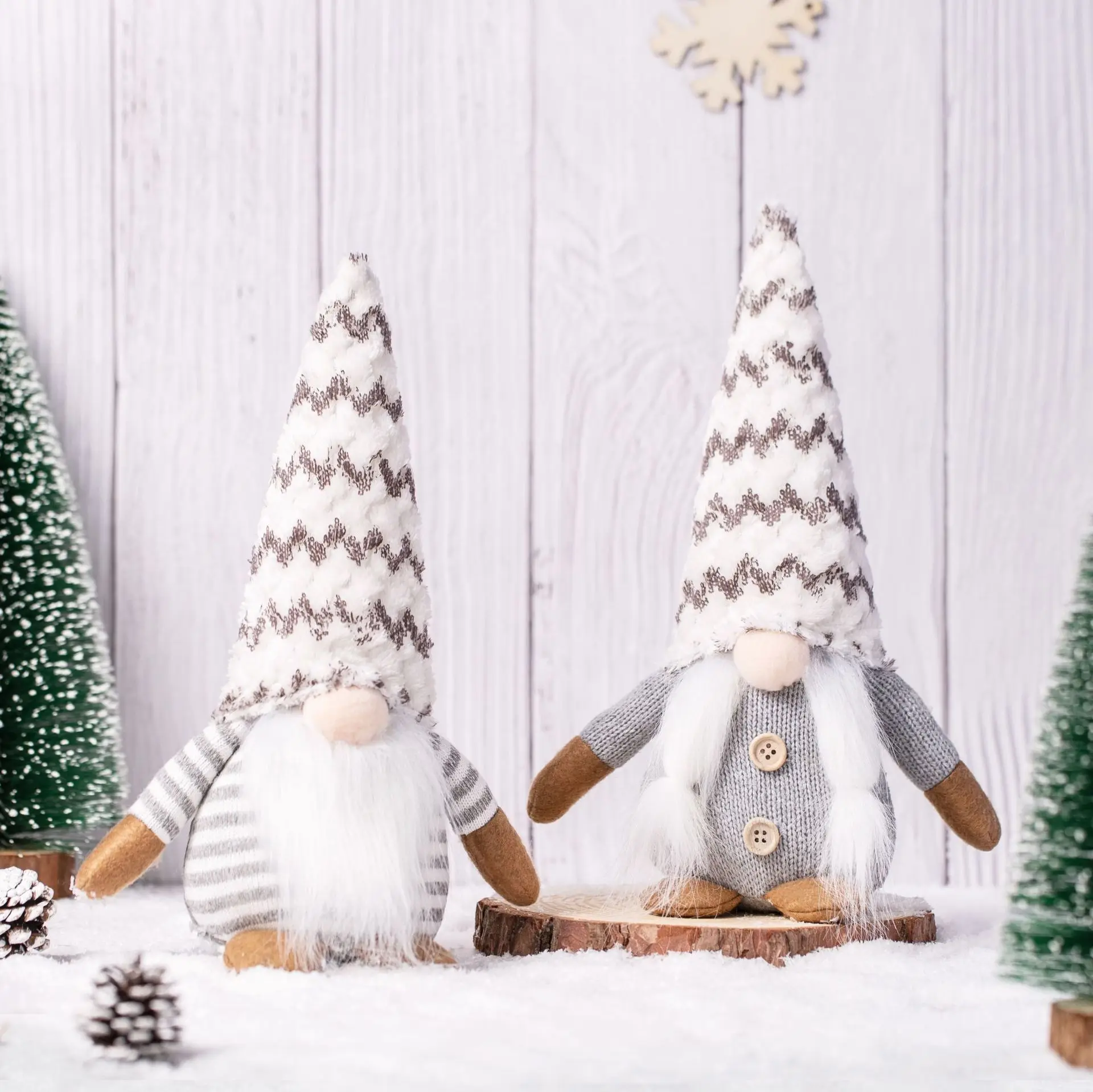 

Holiday Gnome Handmade Swedish Tomte,Christmas Elf Decoration Ornaments Thanks Giving Day Gifts Cute Home Decorations for Shelve