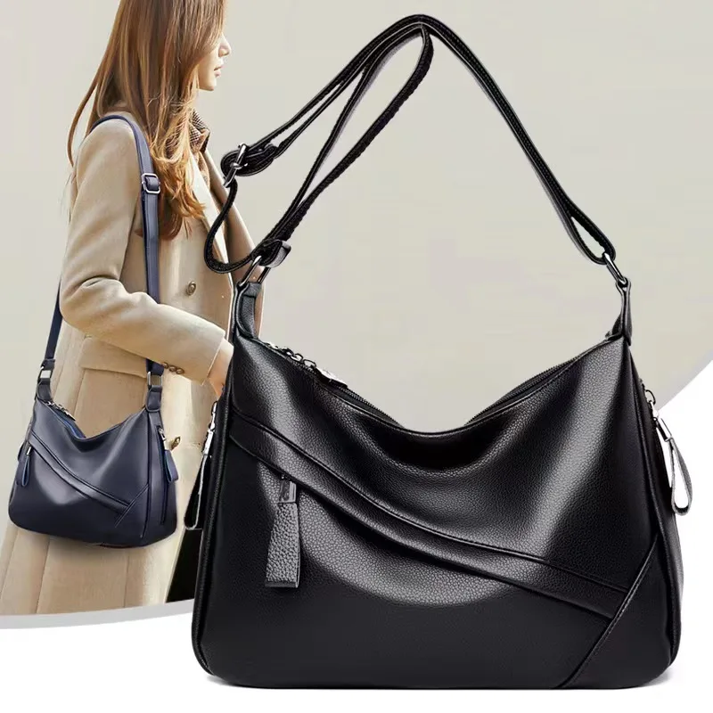 

Ms Large Handbag With High Quality Leather Handbags Leisure Shoulder Inclined Shoulder Bag Designer Luxury Handbags And Purses