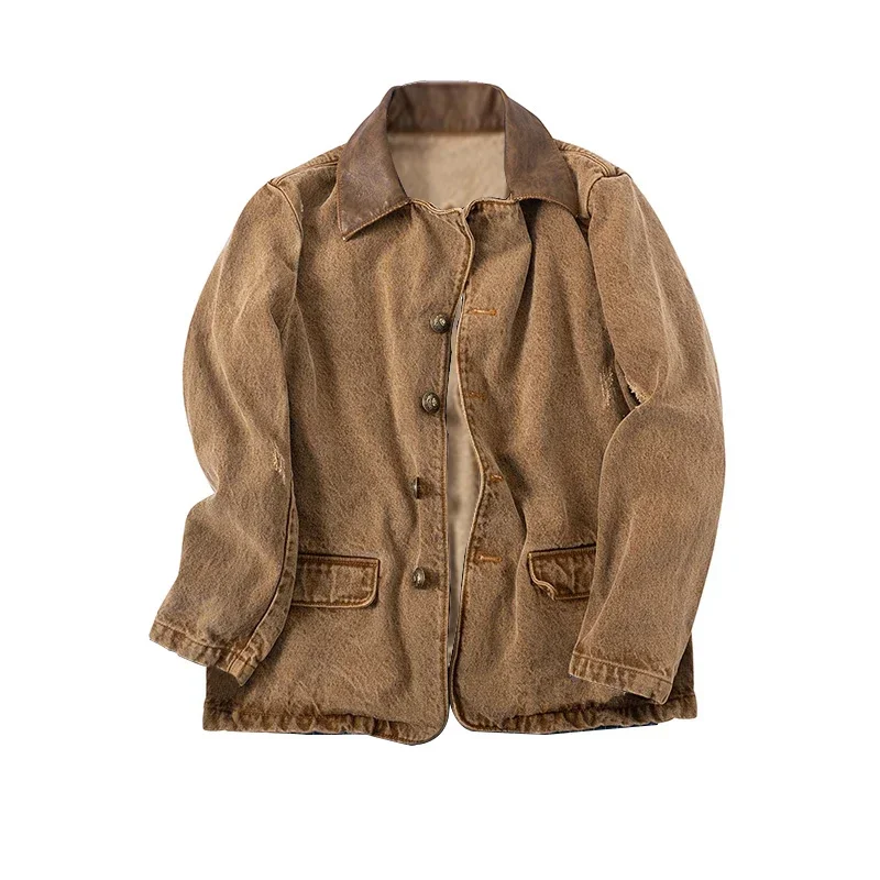 WAT41 игра RDR2 Arthur Morgan тот же стиль джинсовые костюмы для косплея в стиле вестерн