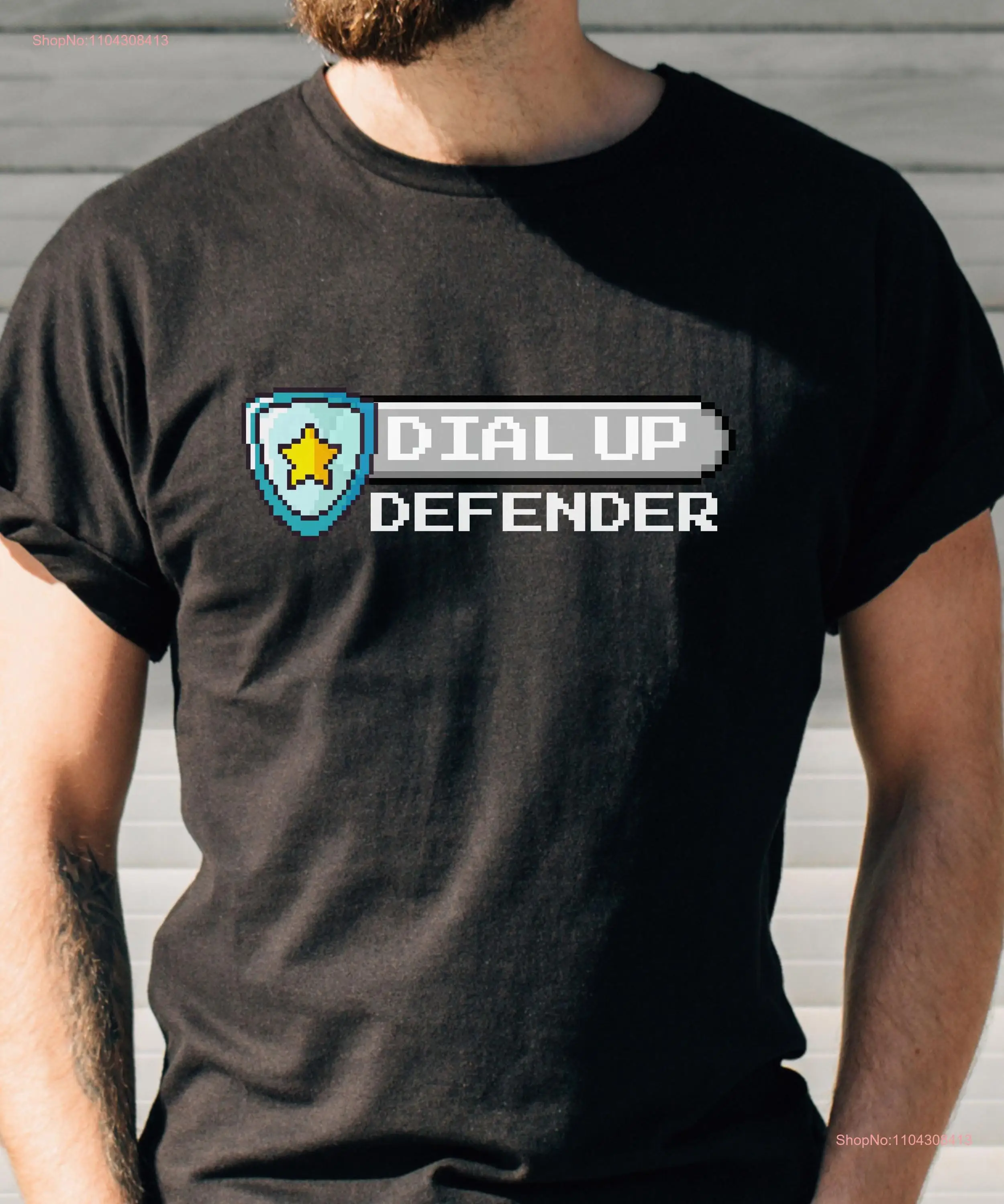 Футболка Dial Up Defender с забавной ностальгической технологией Nerd для любителей