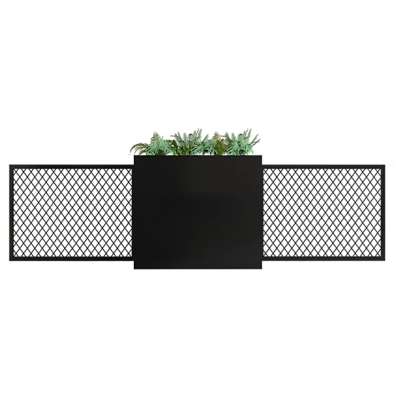 

Outdoor Wrought Iron Flower Box Fence