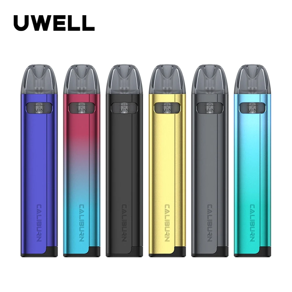 

Original Uwell Caliburn A2S Kit 15W Vape 520mAh Battery 2ml Cartridge Pod Fit UN2 Meshed-H Coil Electronic Cigarette Vaporizer