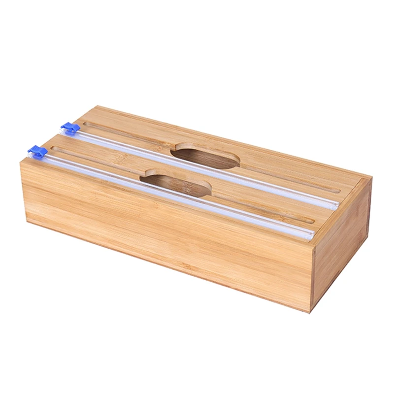 

Foil And Plastic Wrap Organizer, Plastic Wrap Dispenser With Cutter, Plastic Wrap, Aluminum Foil, Wax Paper Dispenser