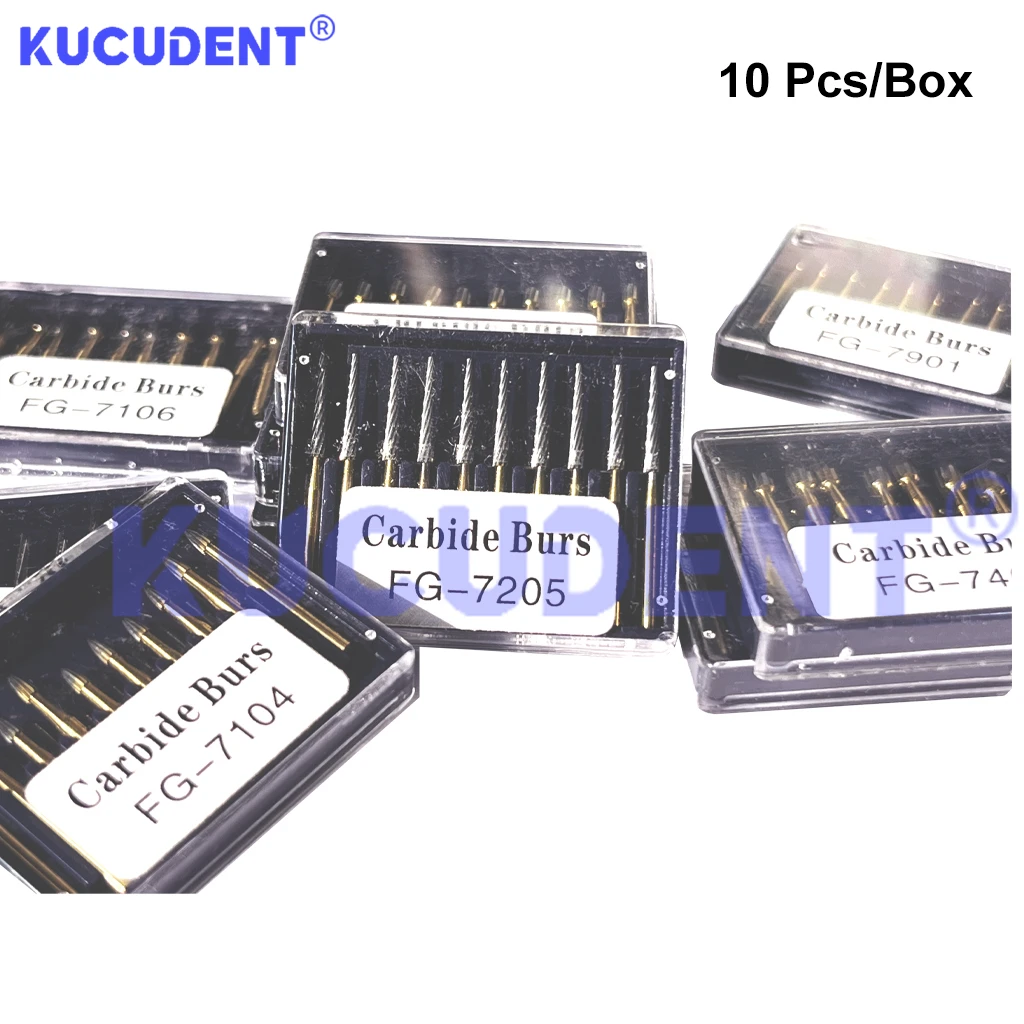 10 шт. стоматологические боры карбид вольфрама отделочное сверло для