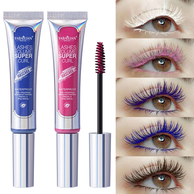 

Eye Makeup Eyelash Extension Fast Dry Waterproof Curling Thick Colorful Mascara New Eye Cosmetics Party Makeup Thick Mascara
