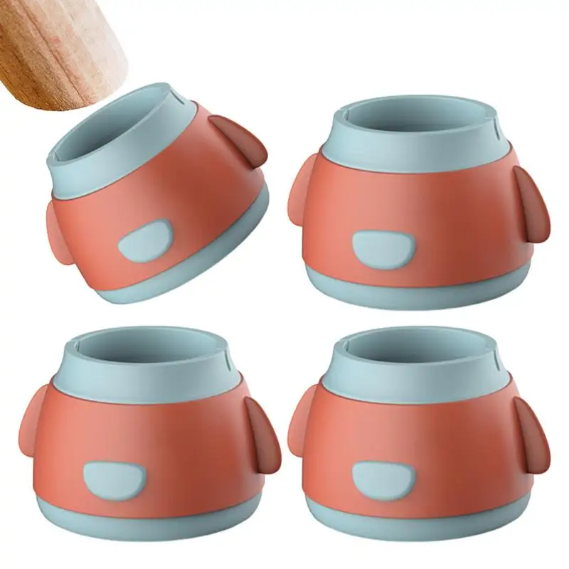 Круглые силиконовые чехлы для ножек стула