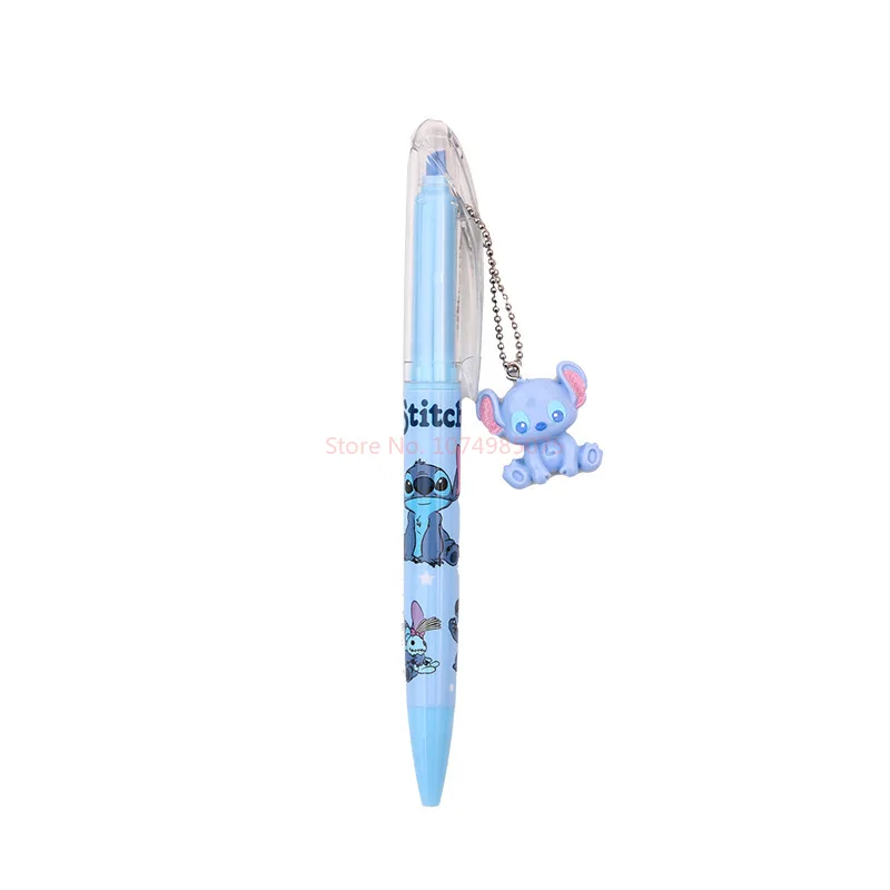 36 шт. гелевая ручка Disney Stitch аниме хайлайтер Lilo &amp двусторонняя для прессы