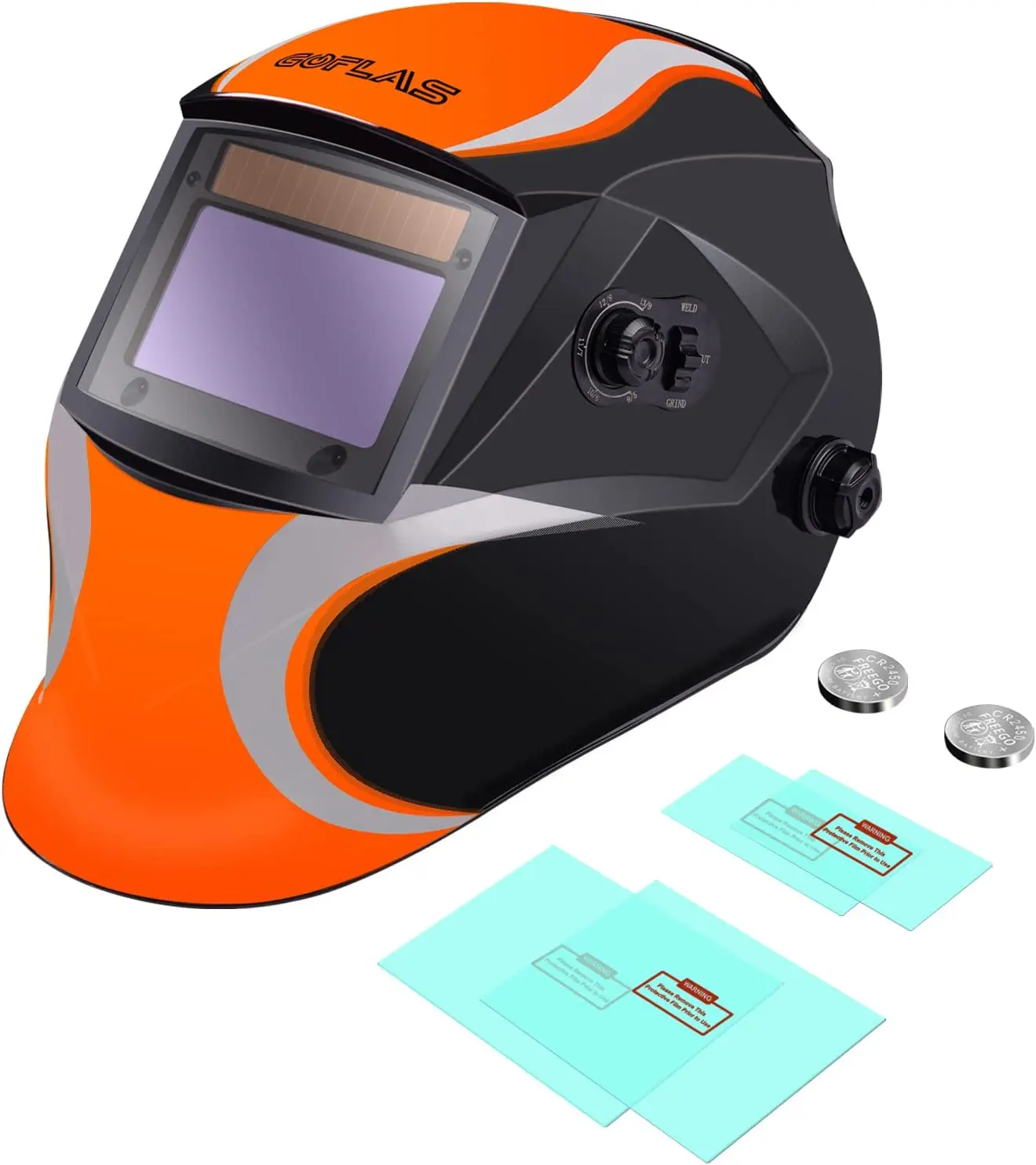 

Professional Protective Welding Helmet Automatically Darkening Soldering Mask True Color Welder Cap Arc Sensor for TIG MIG MMA