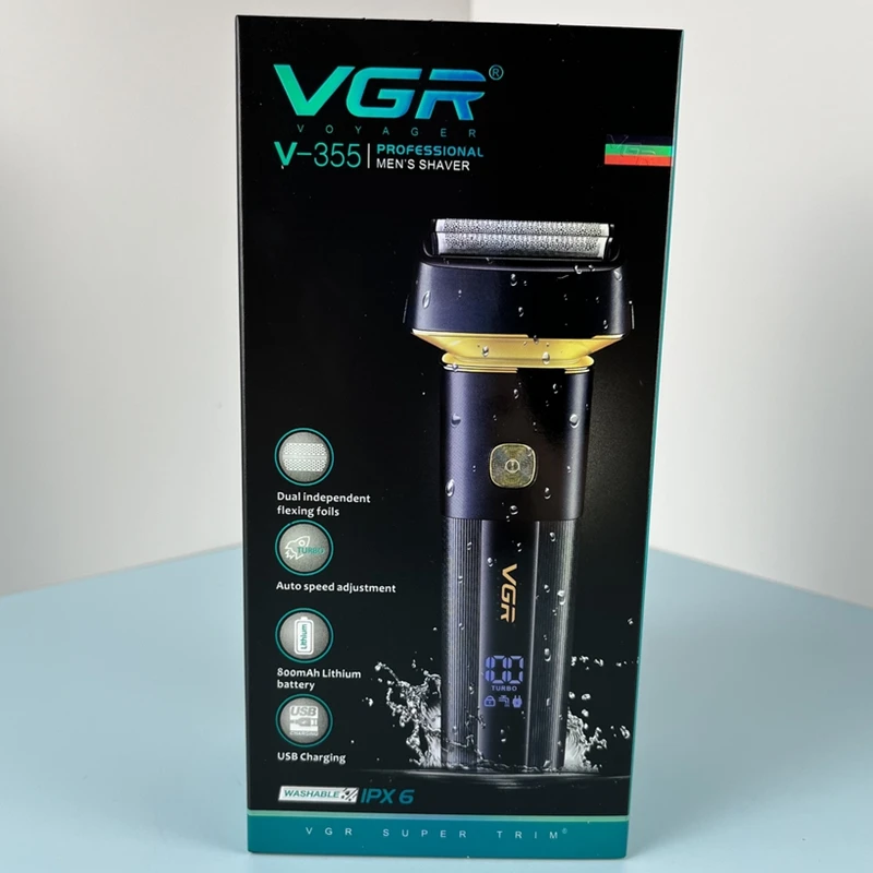VGR Pro 3D Электробритва Для Мужчин Перезаряжаемый Триммер Влажной/сухой Плавающей