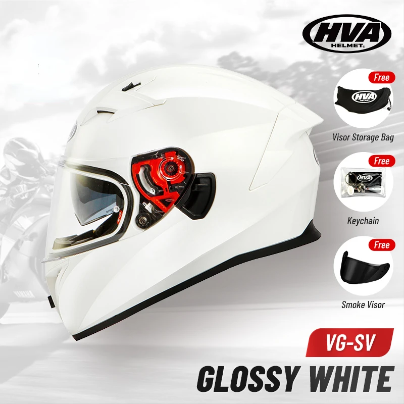 

HVA Motocross Helmets Casco Moto HVA VG-SV Scooter Helmets Unisex Full Face Ece-R22/05