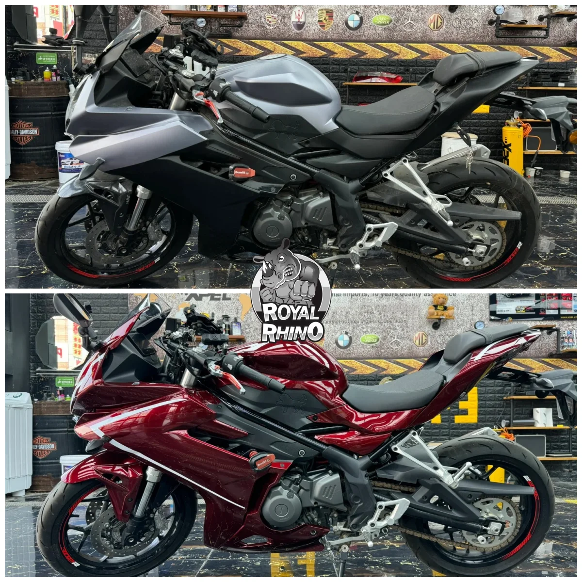 Кровь дракона красный глянцевый жидкий металлик украшение кузова мотоцикла