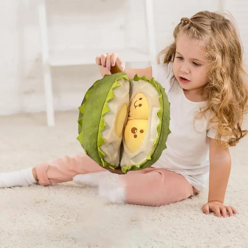 Дуриан плюшевая игрушка съемная мягкая для релаксации милая пилинг кукла