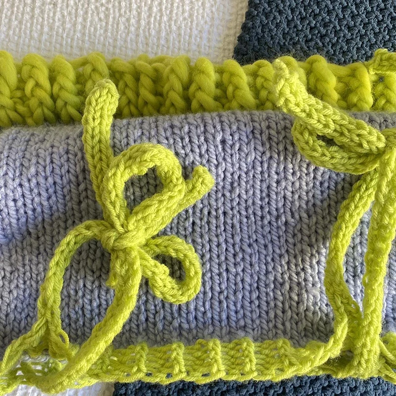 Y2K Kawaii вязаное мини-платье Fairycore гранж Ретро винтажное лоскутное платье с