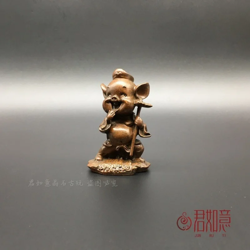 Твердая латунь Путешествие на Запад Солнце Wukong Tang Восемь предсказаний Sand Monk Белый дракон Лошадь Маленький орнамент Бюстгальтер для чайной церемонии (art.: 3920cf93df0de) - 3920cf93df0de