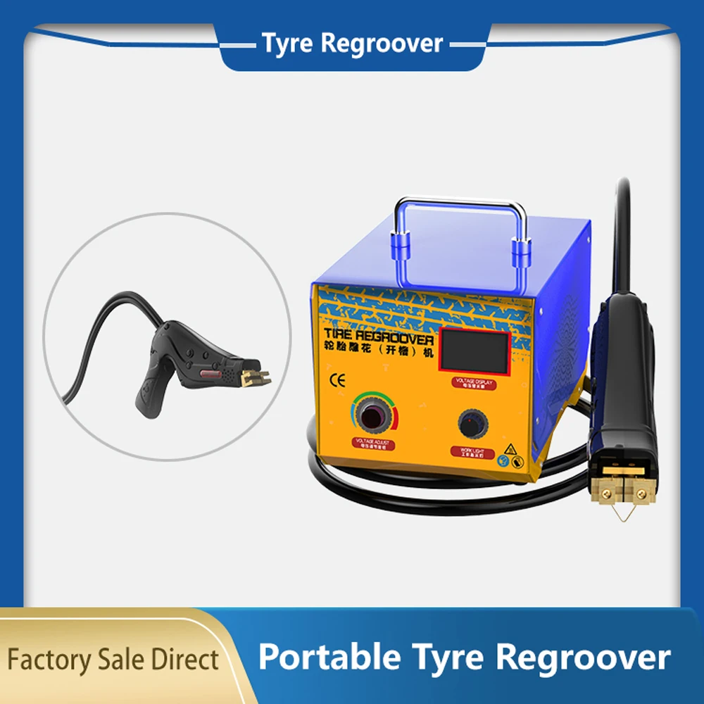 

1000W Digital Tire Regroover LCD Display Tire Rubber Engraving Machine Car Rubber Tyres Grooving Devicea Electric Rubber Cutting