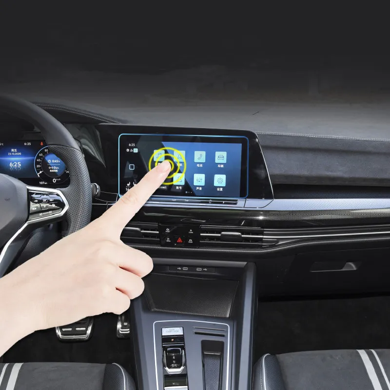 9H закаленное стекло для VW Golf 8 MK8 Life GTI R автомобильная навигация DVD GPS ЖК-защита