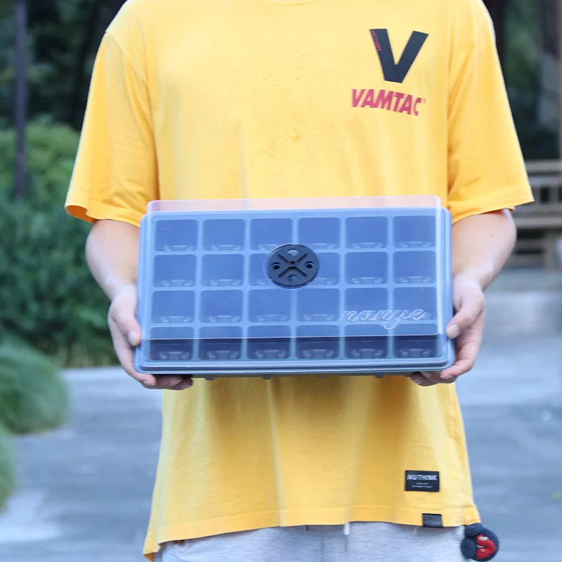 

1 шт., пластиковый поднос с крышкой, 24 Отверстия