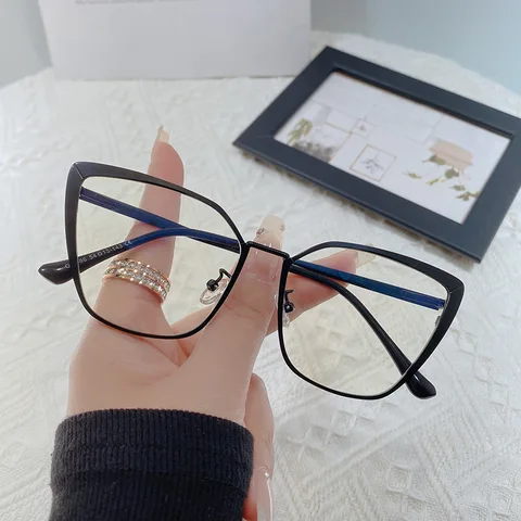 Новые модные брендовые дизайнерские ретро-очки кошачий глаз, фотохромные женские очки для чтения с защитой от синего света, диоптрии для близоруких 0-6