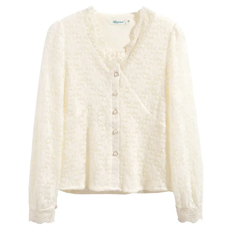 Модная женская рубашка с v-образным вырезом и длинным рукавом бархатная