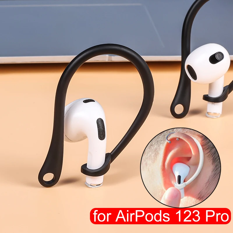 

1/6 Pairs Anti-lost Earhooks Ear Hook Holder for AirPods Pro Bluetooth Earphone Anti-fall Sports Earhook For Apple Airpods 3 Gen