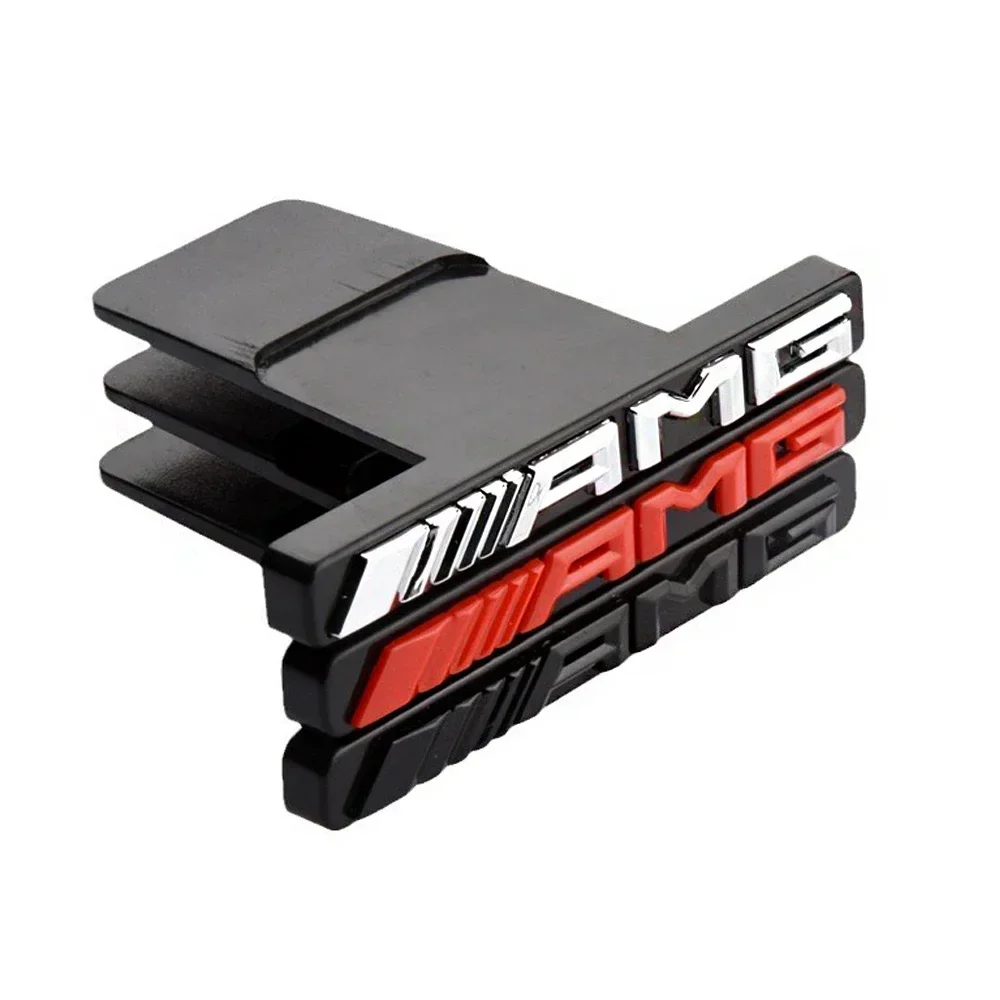 ABS AMG логотип передняя решетка значок автомобиля наклейка модификация аксессуары