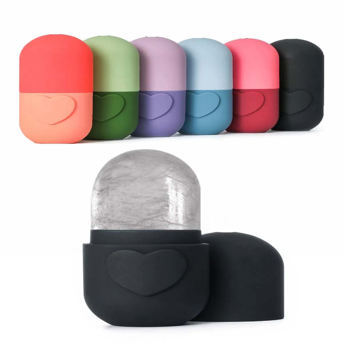 Love Upgraded Face and Eye Ice Roller — массажер для лица ухода за кожей многоразовый силикон