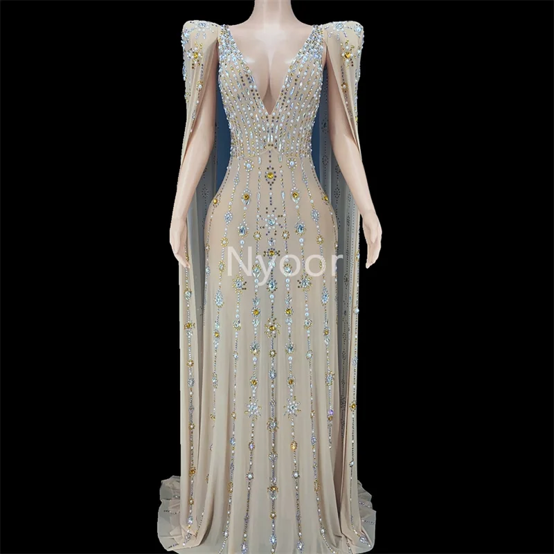 

Женское длинное вечернее платье с блестками, 3 цвета