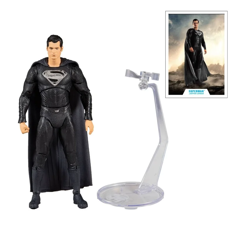 

【spot】McFarlane Justice League 2021 tie guide cut version black Superman action figure model children's gift