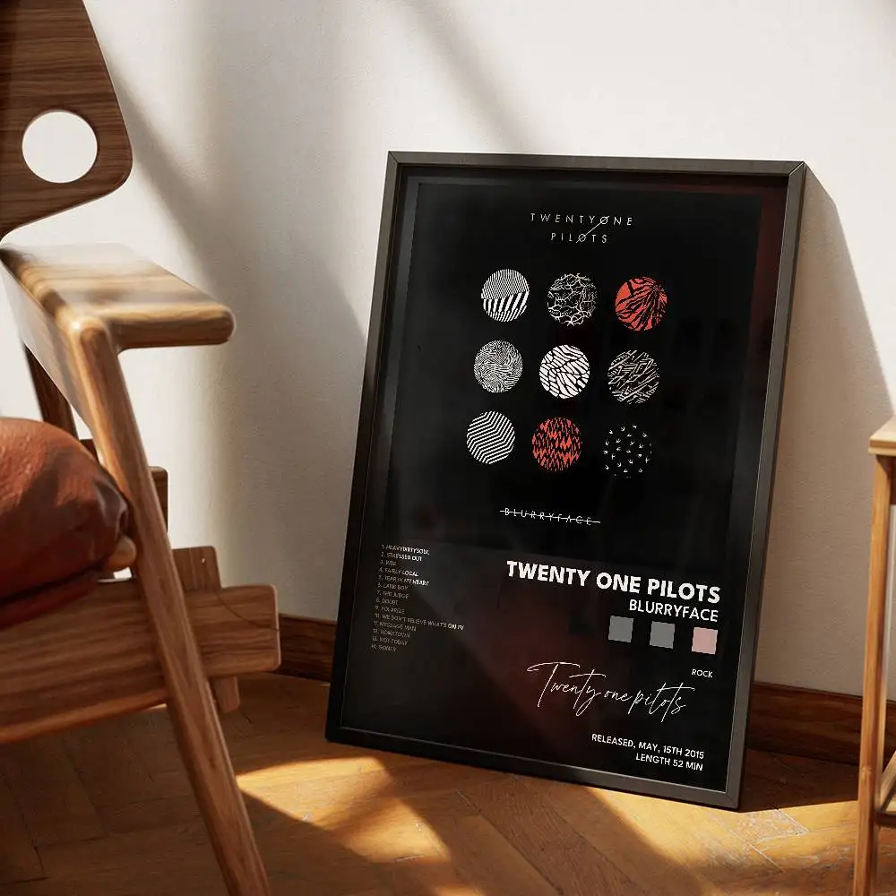 

T-Twenty One P-Pilots постер музыкальный альбом холст печать настенный художественный декор комнаты настенный художественный принт домашний декор 50X70 комната